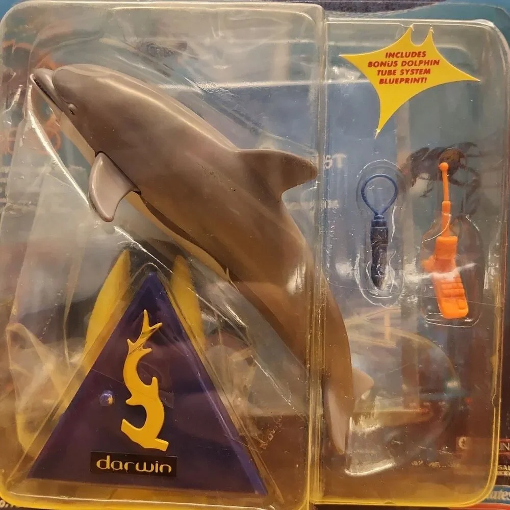 New 1994 Playmates SeaQuest DSV Darwin Action Figure Set Sealed